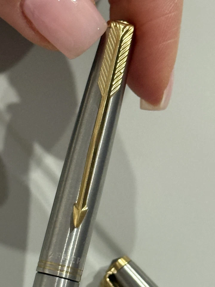 LÁPIZ MECÁNICO PARKER VINTAGE DORADO Y PLATEADO Foto 4 de 4