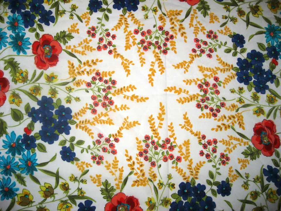 Vtg 1950s Signed Antoine 100% Wool Scarf Rudolf Brauchbar Switzerland ~Square - Image 4 of 4