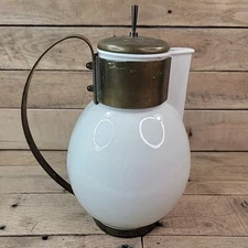 VINTAGE MID CENTURY SCANDINAVIAN DESIGN WHITE PORCELAIN CARAFE