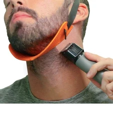 Quality Time Beard Neckline Shaper Guide; Hands-Free, Flexible, Adjustable,... 