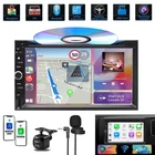 7" Double 2 Din Car Stereo Apple CD DVD Player Radio CarPlay GPS W/Backup Camera