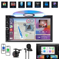 7 Double 2 Din Car Stereo Apple CD DVD Player...