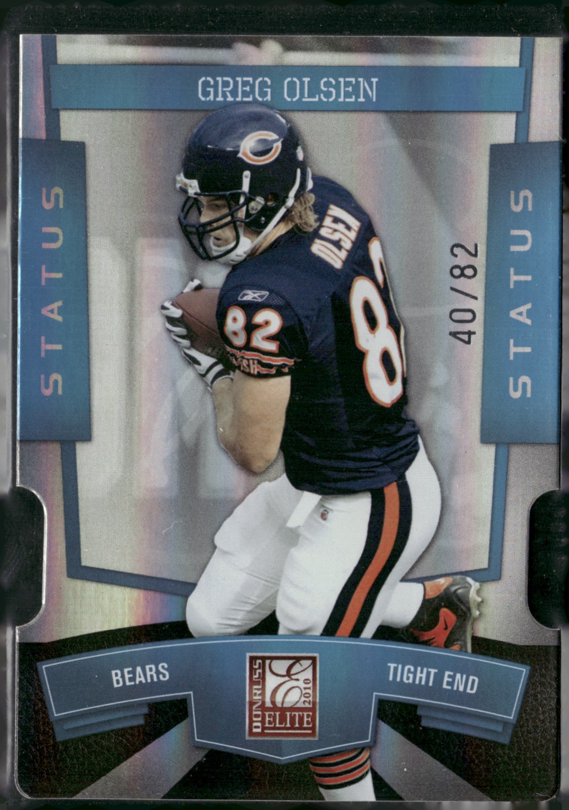 2010 Donruss Elite Greg Olsen Status Die-Cut /82