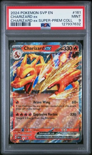 2024 POKEMON SVP EN-SV BLACK STAR PROMO #161 CHARIZARD EX PSA 9