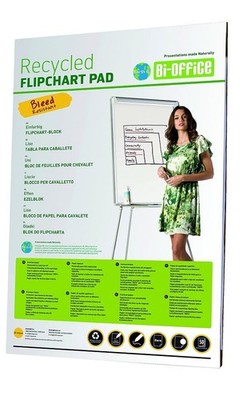 Earth  Flipchartblock aus Recyclingpapier, Euro, Blanko, 50 Blättern, 55 g/m²...