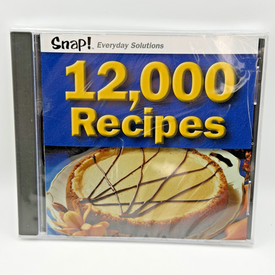 #ad Snap 12000 Recipes PC 2001 NEW Sealed $18.74