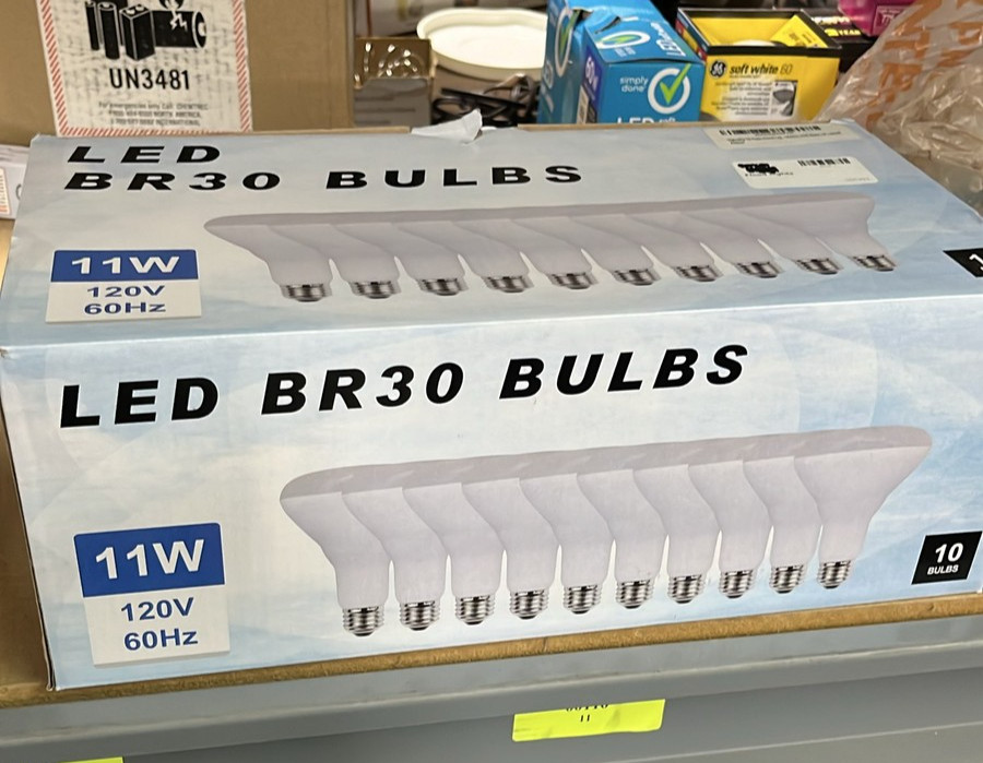 11w 120v 60hz - 10 Pack Flood Bulbs D1 Bv