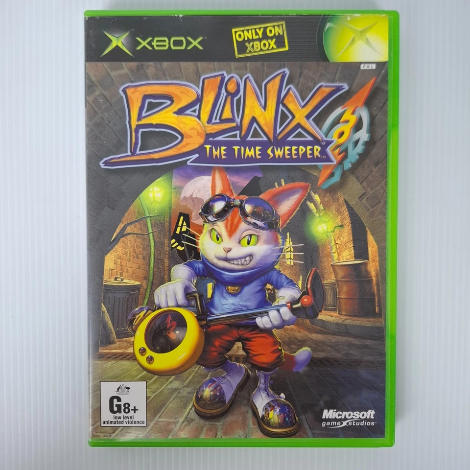 Blinx The Time Sweeper Xbox Game PAL Complete Manual Platformer Kids Family - Image 2 of 4