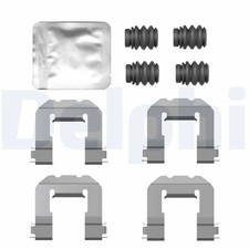 ORIGINAL® Delphi Zubehörsatz, Scheibenbremsbelag Hinten für Toyota SUPRA Audi