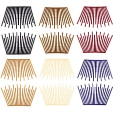 6 Pairs Interlocking Hair Combs Double Side C...
