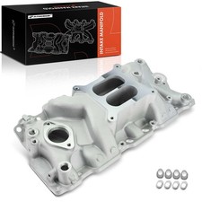 A-premium Engine Aluminum Dual Plane Intake Manifold Compatible With Chevy...