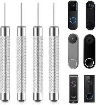 4-Pack Doorbell Camera Release Pin, Release Key Security Removal Tool Replacemen