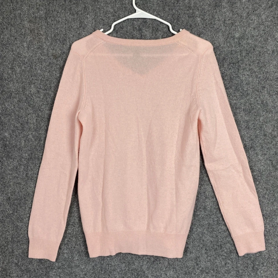 Suéter Only Mine Para Mujer Talla M Rosa Cachemira Preppy Ropa de Trabajo Informal Foto 3 de 4