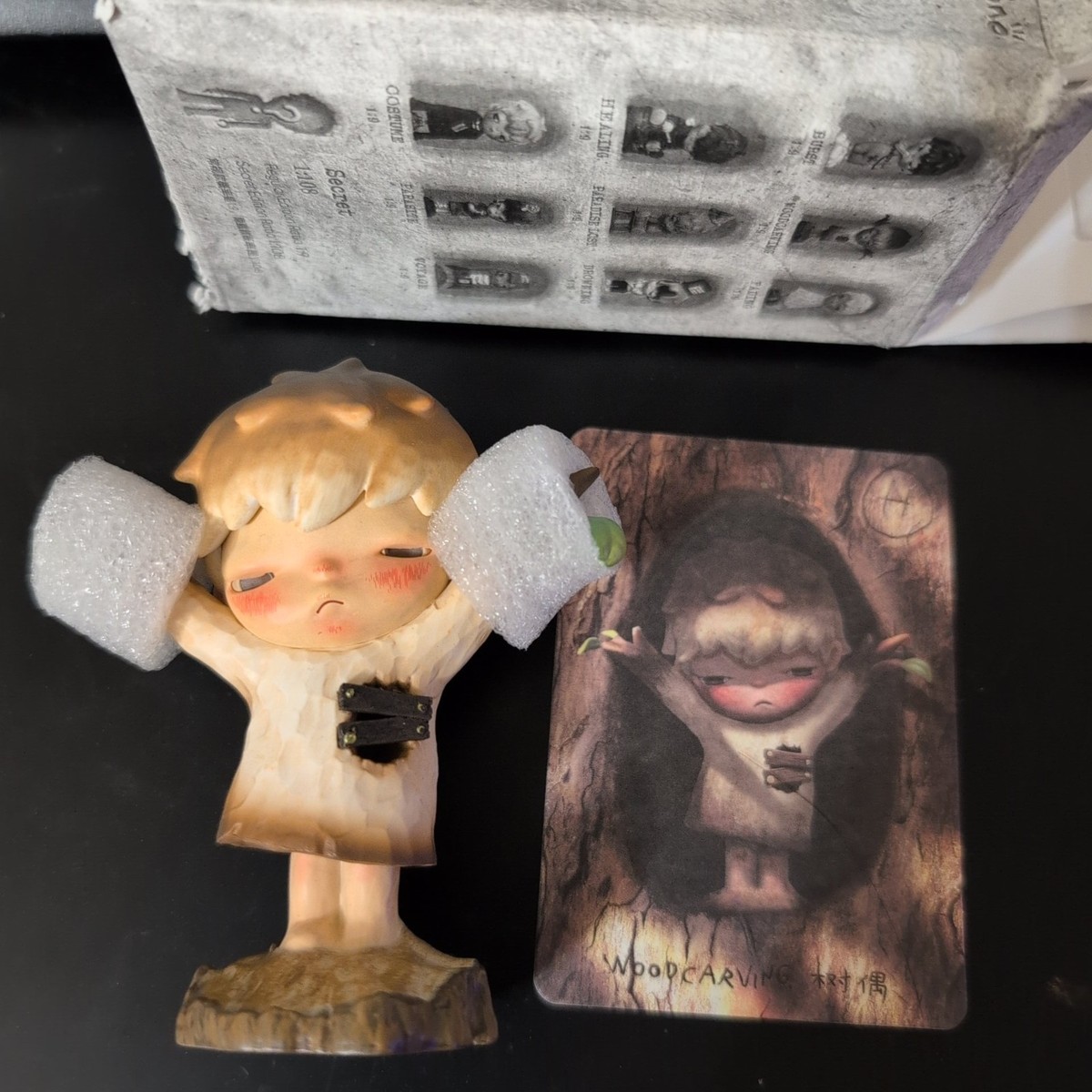 POP MART x HIRONO RESHAPE Series Wood Carving Blind Mini Figure