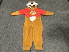 Buc-ee's Beaver Mascot Buc Union Body Suit Costume Pajamas Youth Baby Boy 3T