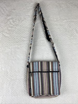 US Sherpa Purse Bag Colorful Handmade In Nepal  Shoulder Boho Hippie Adjustable