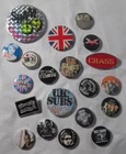 UK Subs Crass Discharge Etc 20 X Vintage 1980s Pin Button Badges Anarcho Punk Oi