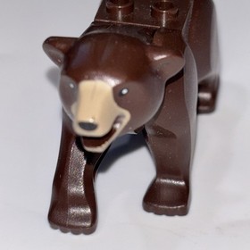 LEGO Brown Bear Minifigure From Set 4438 4440 Animal City