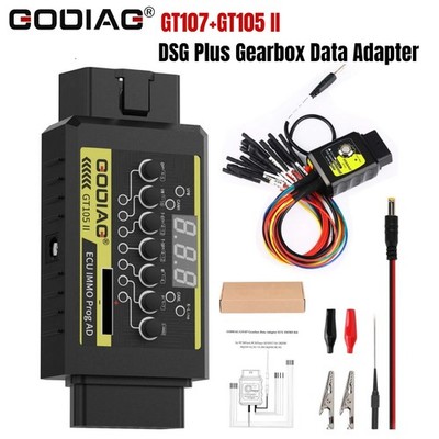 GODIAG GT107 with GT105 II DSG Plus Gearbox Data Adapter For DQ250, DQ200, VL381