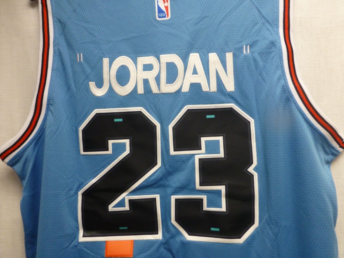 Nike x Off-White x Air Jordan #23 Blue NBA Basketball Swingman
