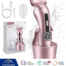 Hypo-Allergenic Waterproof Electric Shaver for Women with USB Quick Charging
