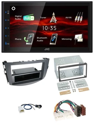 JVC USB Bluetooth MP3 DAB 2DIN Autoradio für Toyota RAV 4 (2011-2013) - Bild 1 von 4