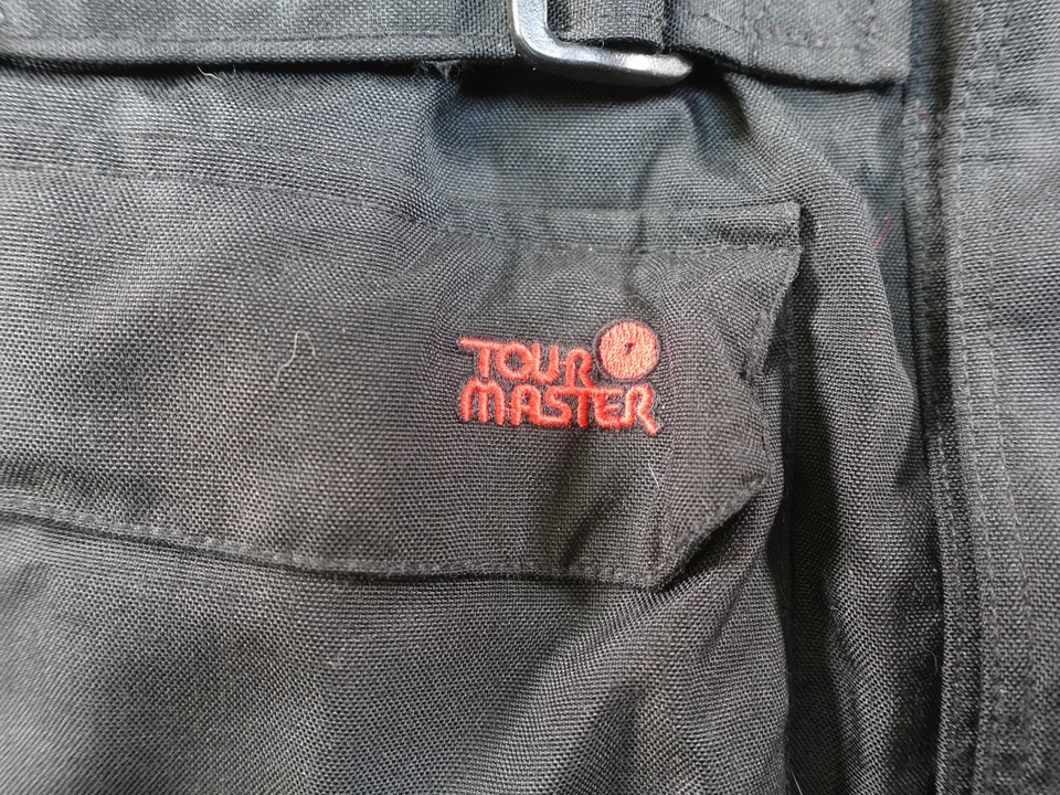 Tour Master Cortech Motorcycle Jacket Mens Large Black Cordura Thinsulate Liner - Image 2 of 4