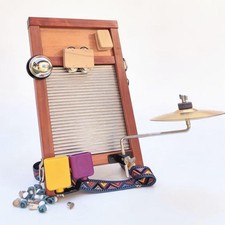 Washboard Scrubboard Percussion Instrument Folk Music for Beginners and