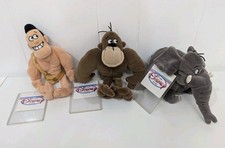 Disney Store George of the Jungle George Ape Shep Mini Bean Bag Plush Lot NWT