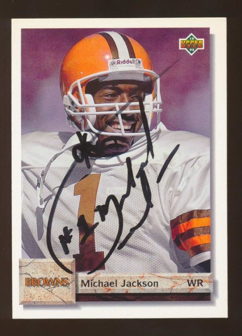 1992 Upper Deck NFL -#68 MICHAEL JACKSON (Cleveland Browns