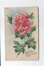 vintage-birthday-greeting-best-wish-postcard-no-postmark-nice-condition-