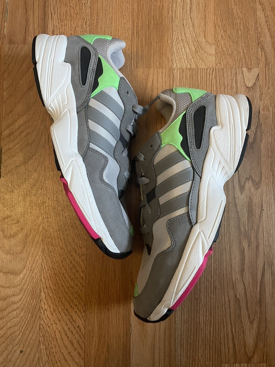 adidas gazelle silver green womens adidas Mens White Yung-96 Shoes Size 12