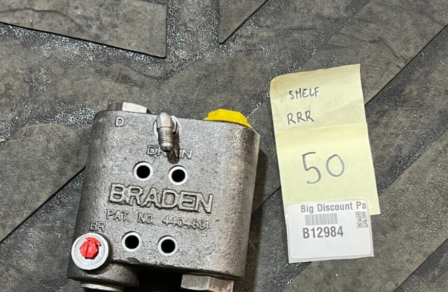 Braden Carco Gearmatic Brake Valve 81715 for Power Winch on Crawler Tractors eBay