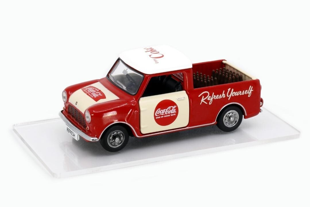 TINY Coca-Cola Morris Mini Pickup 1/50 NEW diecast car | eBay