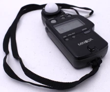 Minolta Auto Meter IVF w/ Spherical Diffuser (Ambient/Flash) With Strap, Tested