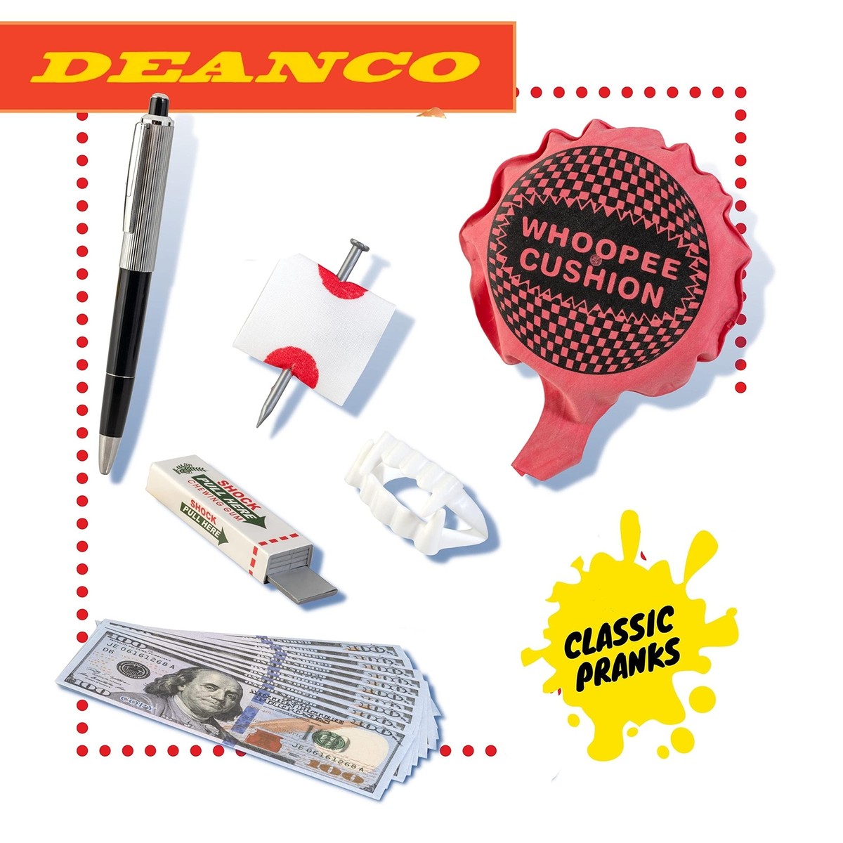 DEANCO Prank Kit-Joke Box-Ultimate Gift Set-Practical Jokes-Party