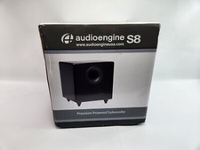 Audioengine S8 250w Powered Subwoofer Built-in Amplifier - Black - Brand New