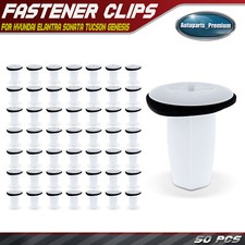50pcs M4.8 10 Screw Bumper Retainer Clips W Seal For Hyundai Elantra Genesis 50pcs M4.8 10 Screw Bumper Retainer Clips W Seal For Hyundai Elantra Genesis