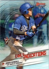2018 Bowman's Best Early Indications Refractors #EI15 Jeren Kendall Los Angeles