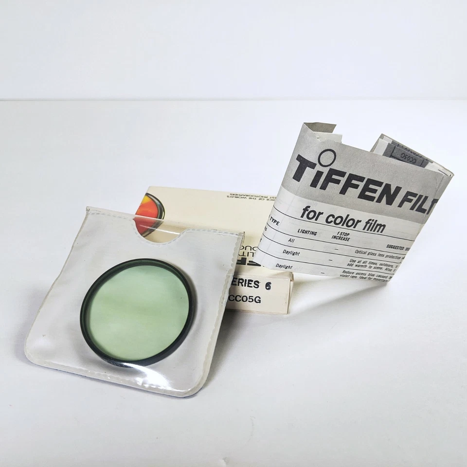 NEW TIFFEN CC05G GREEN Series 6 VI Camera Filter - 41mm 1.6in  DROP-IN - USA - Image 3 of 4