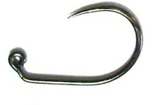 Nimrod's Tackle BARBLESS 60 DEGREE SHORT SHANK JIG FLY TYING HOOKS 1x Short