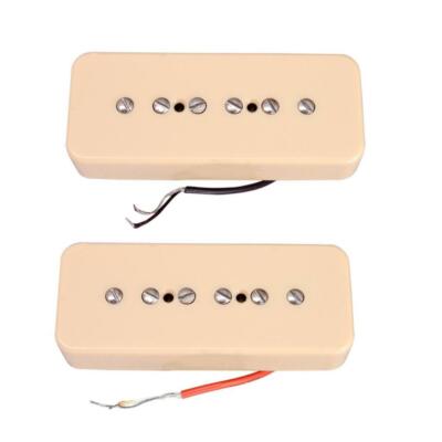 2 Stück P90 Soapbar Hals & Brücke Humbucker Tonabnehmer für E-Gitarre