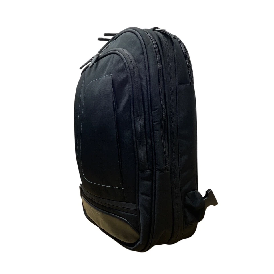 Mochila para laptop Brenthaven preta vários compartimentos Elliot compatível com raios X - Imagem 4 de 4