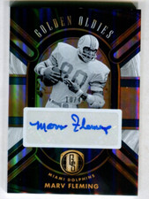 2024 Gold Standard Golden Oldies Autograph White Gold Marv Fleming 10/49 A46 388