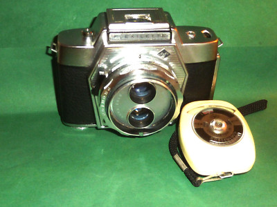 Agfa FLEXILETTE,Zweiägig für 35mm,selten+kurios+Beli+Tasche,geprüft, ok!