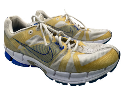 Nike Zoom Victory+ Laufschuhe Turnschuhe Herren weiß gold UK 10 324906-191