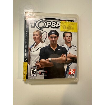Top Spin 3 PS3 Game Tennis Federer Nadal Sports PlayStation 3