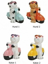 Tier KERAMIK Spardose in Katze oder Hunde Motiv 