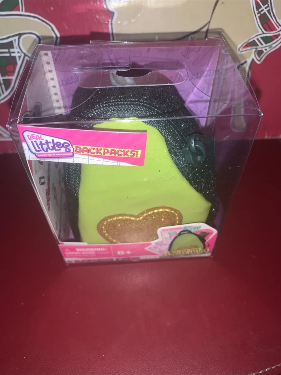 Shopkins Real Littles Bag Collection GOLD MAKEUP BAG w 6 Surprises Series 4  Mini