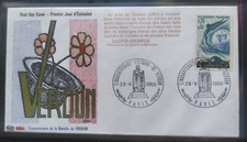 ENVELOPPE PREMIER JOUR TIMBRE VICTOIRE DE VERDUN 1966 OBLITÉRÉ PARIS N° 1484